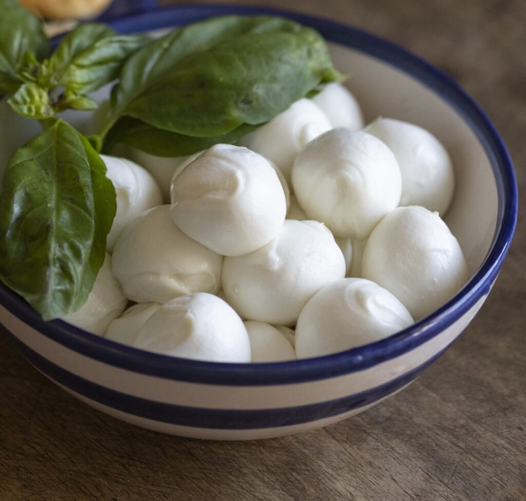 Ciliegine di latte di bufala
